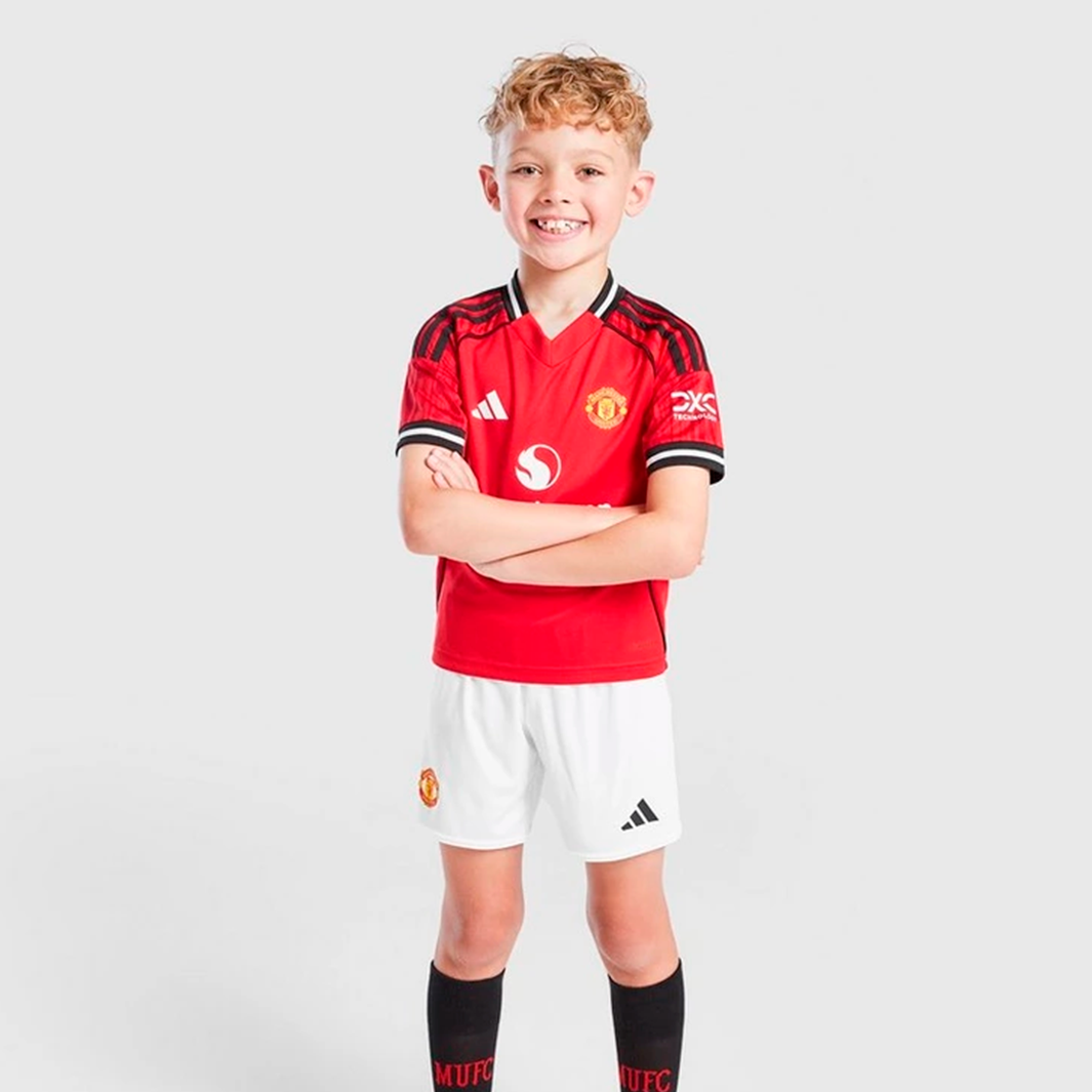 Kit Infantil Manchester United 2025/26 Home