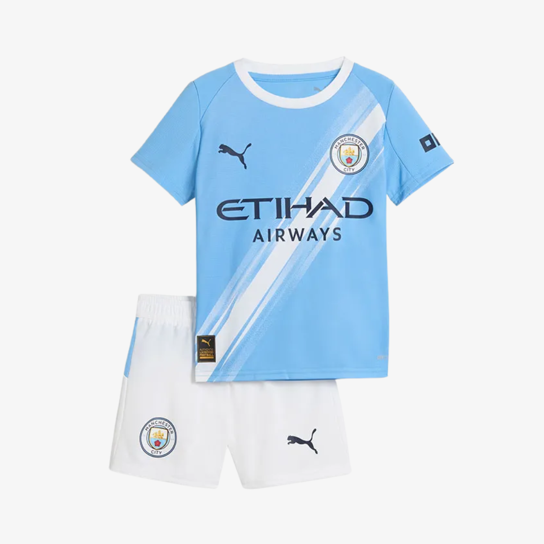 Conjunto Infantil Puma Manchester City 2025/26 I