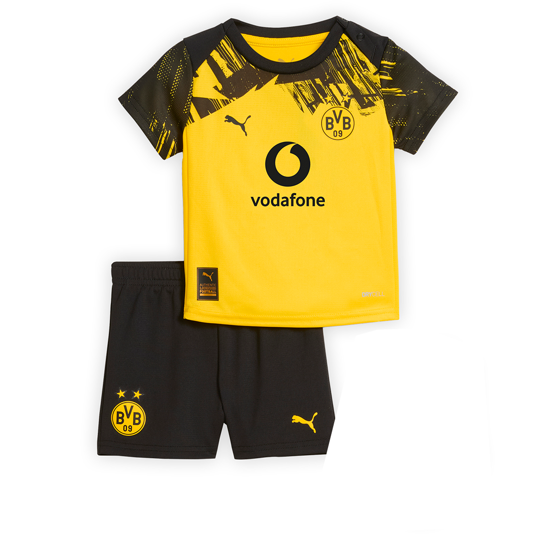 Kit Infantil Borussia Dortmund 2025/26 Home