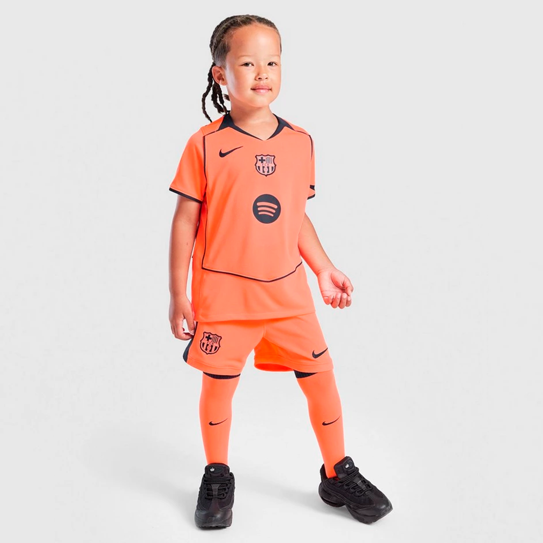 Kit Infantil Barcelona 2025/26 Third Total 90