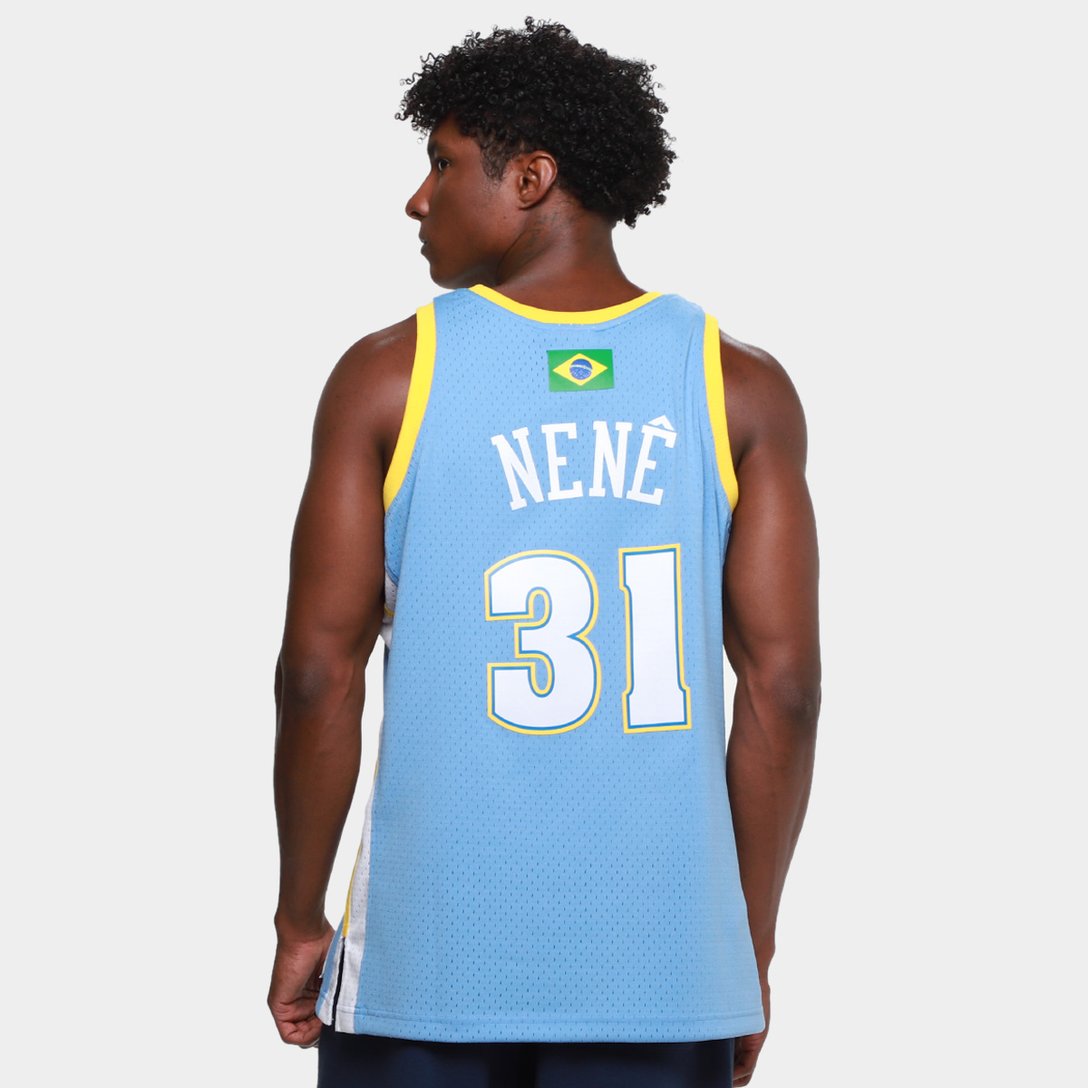 Regata NBA Mitchell & Ness - Azul Claro