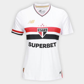 Camisa Feminina New Balance São Paulo 2025/26 I