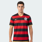 Camisa Flamengo Retrô 2009 Vermelha e Preta - Nike
