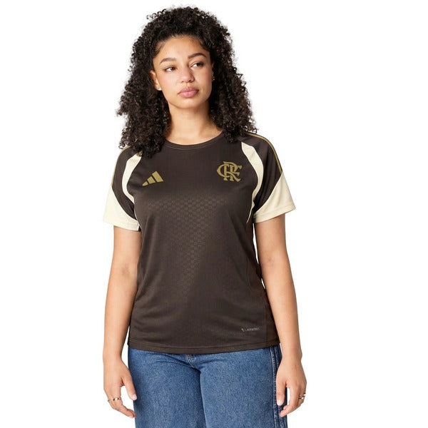 Camisa Flamengo Feminina 2026/27 Treino Marrom