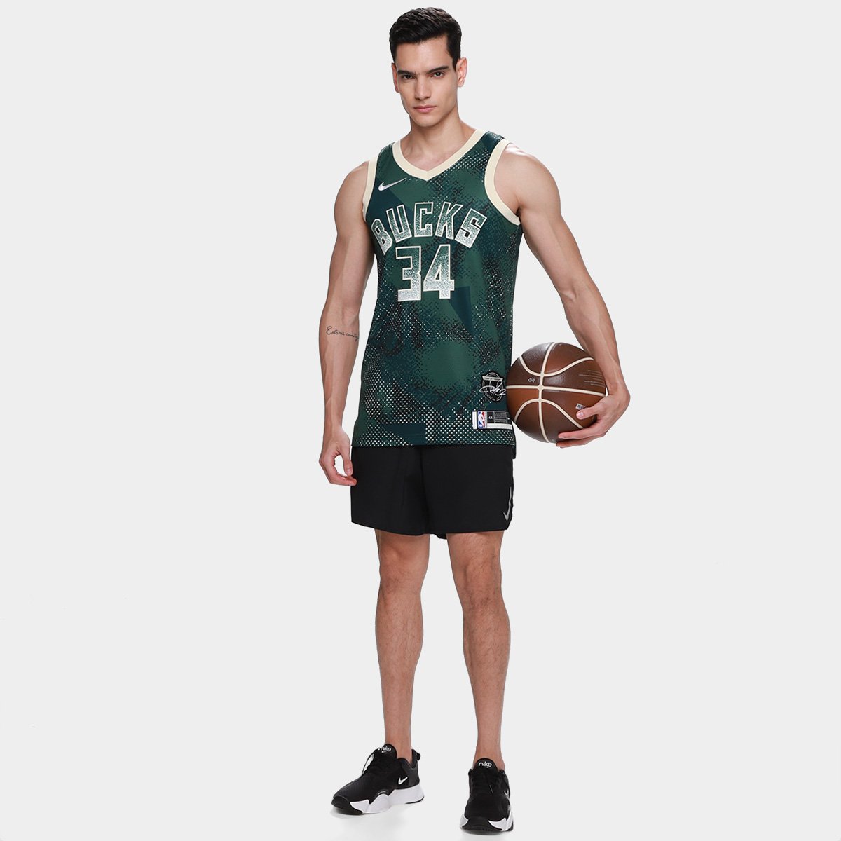 Regata Jersey NBA Nike Milwaukee Bucks - Verde