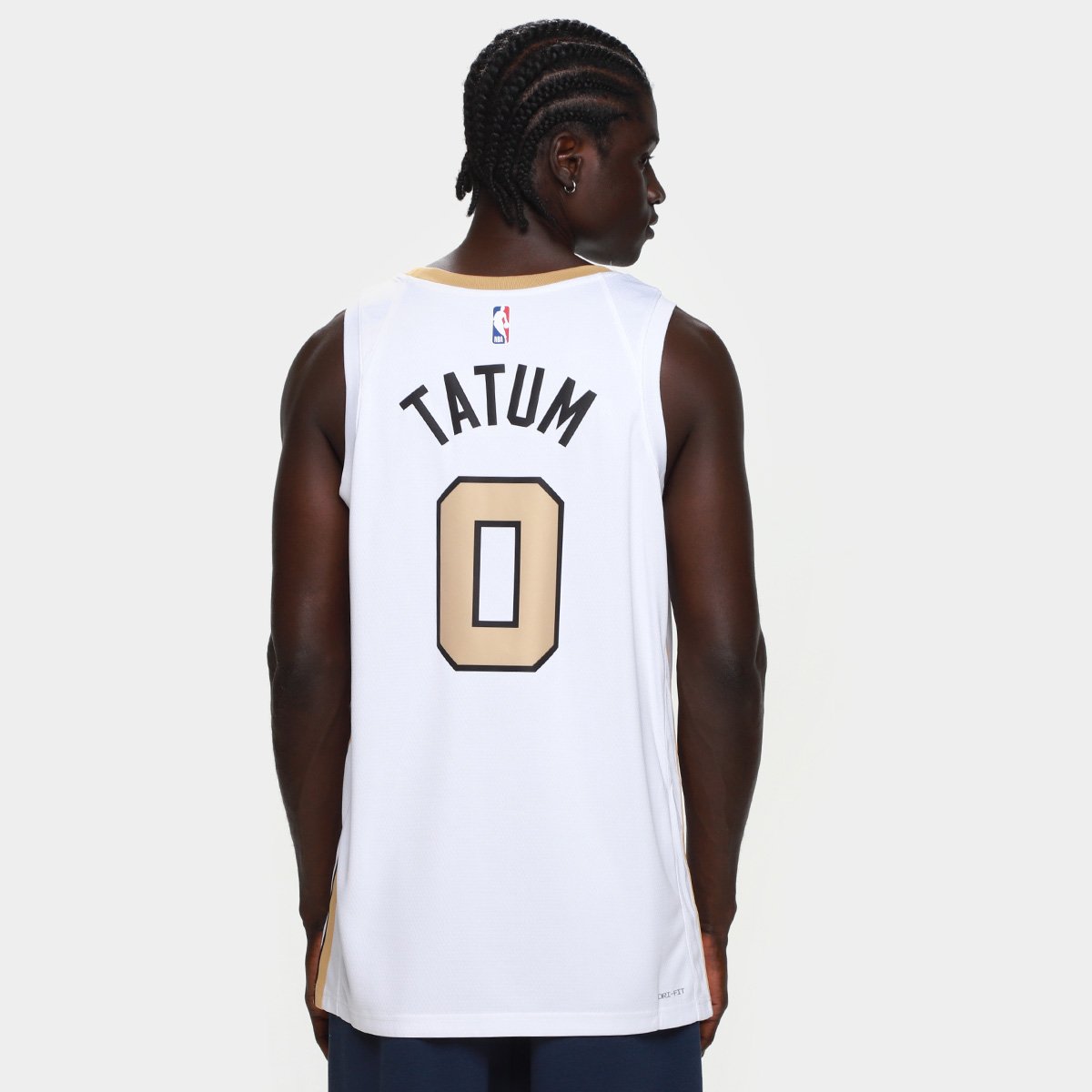 Regata Jersey NBA Nike Boston Celtics - Branco+Verde